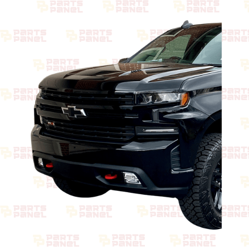 2019 – 2021 CHEVY SILVERADO 1500 FRONT BUMPER WITHOUT SENSOR WITH FOG LIGHTS ASSEMBLY 84367309